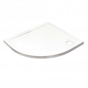 Kartell K-VIT Unity Offset Quadrant Low Profile Shower Tray in White