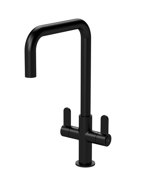 Nuie Kosi Twin Kitchen Mono Basin Mixer – Chrome, Matt Black, Brushed Nickel or Brushed Brass, photo 3