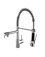 Kartell K-VIT Dual Spout Kitchen Sink Mixer with Pull Out Spray – Chrome (KST002)