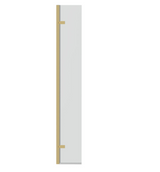 Kartell K-VIT KV8 300mm Hinged Wetroom Return Panel  (KCEIGHT300W)(KCEIGHT300B)(KCNER300W)(KCEIGHT300BN)