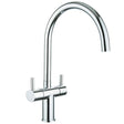 Nuie Velor Two Handle Sink Mixer Tap – Chrome