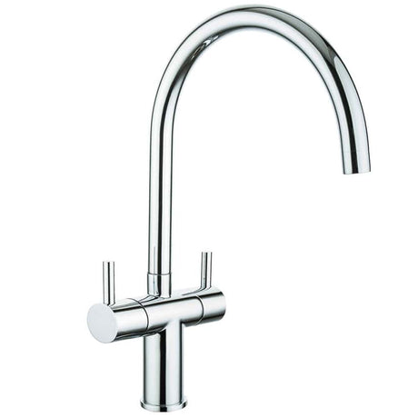 Nuie Velor Two Handle Sink Mixer Tap – Chrome