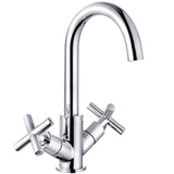 Nuie Yareth Cross Handle Sink Mixer Tap – Chrome
