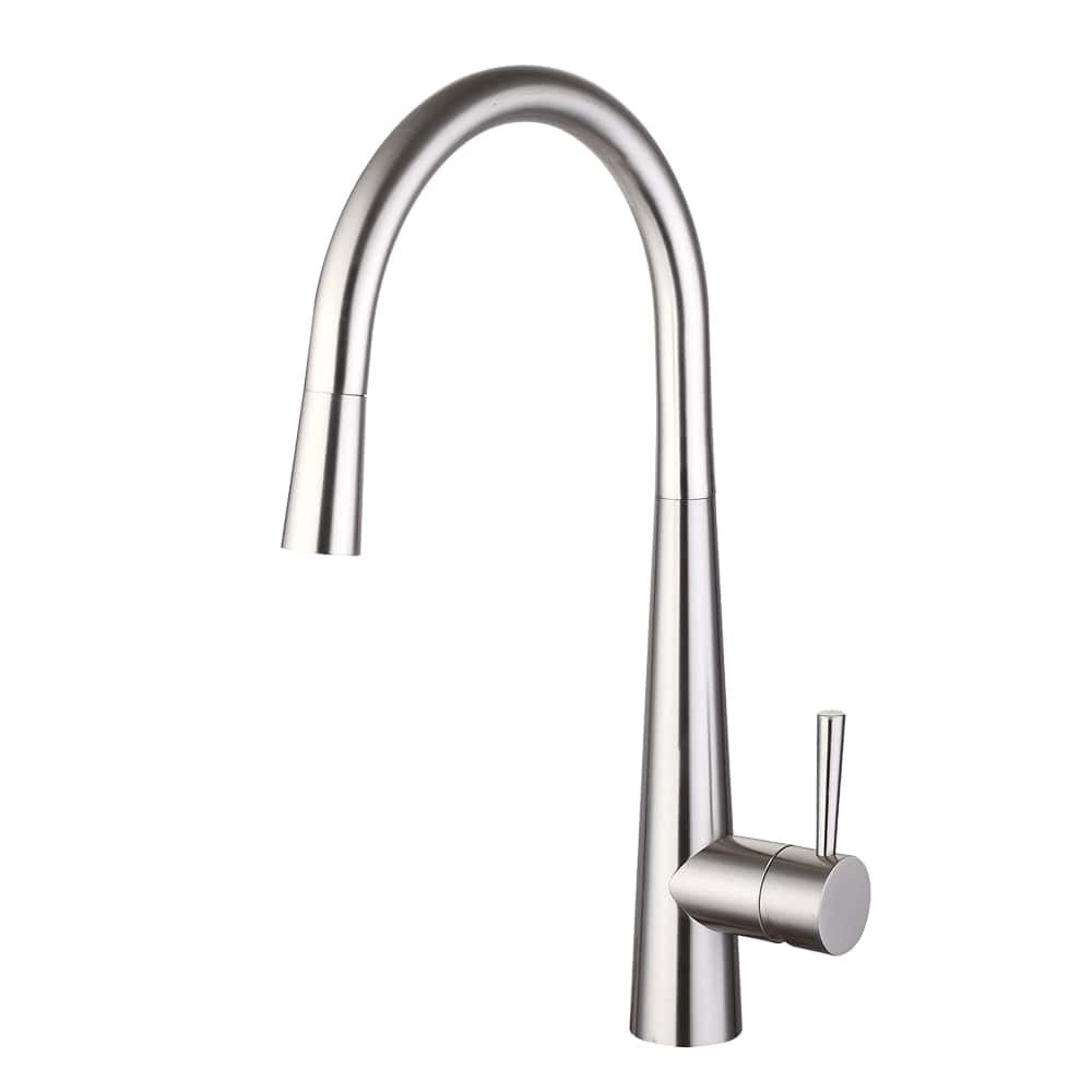 Nuie Ziro Pull Out Single Lever Sink Mixer – Brushed Gold, Chrome, Black or Brushed Nickel, photo 2