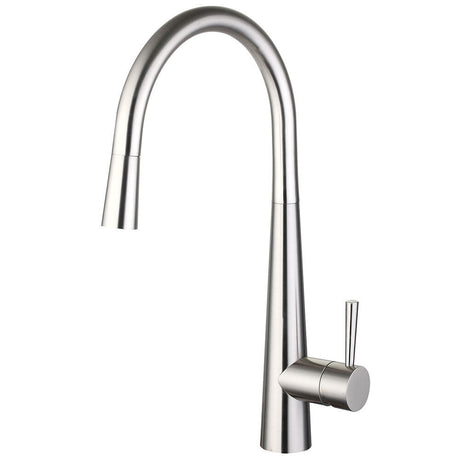 Nuie Ziro Pull Out Single Lever Sink Mixer – Brushed Gold, Chrome, Black or Brushed Nickel, photo 4
