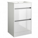 Kartell K-VIT City 500mm Floor Standing Unit with Ceramic Basin (FUR705CI)
