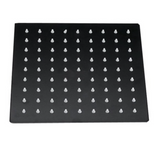Kartell K-VIT Nero Square Shower Head -Matt Black (SHO157NS)(SHO158NS)(SHO159NS)