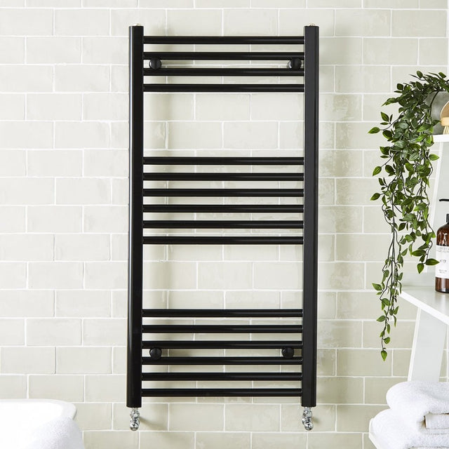 Kartell K-VIT 22mm Straight Towel Rail in Black