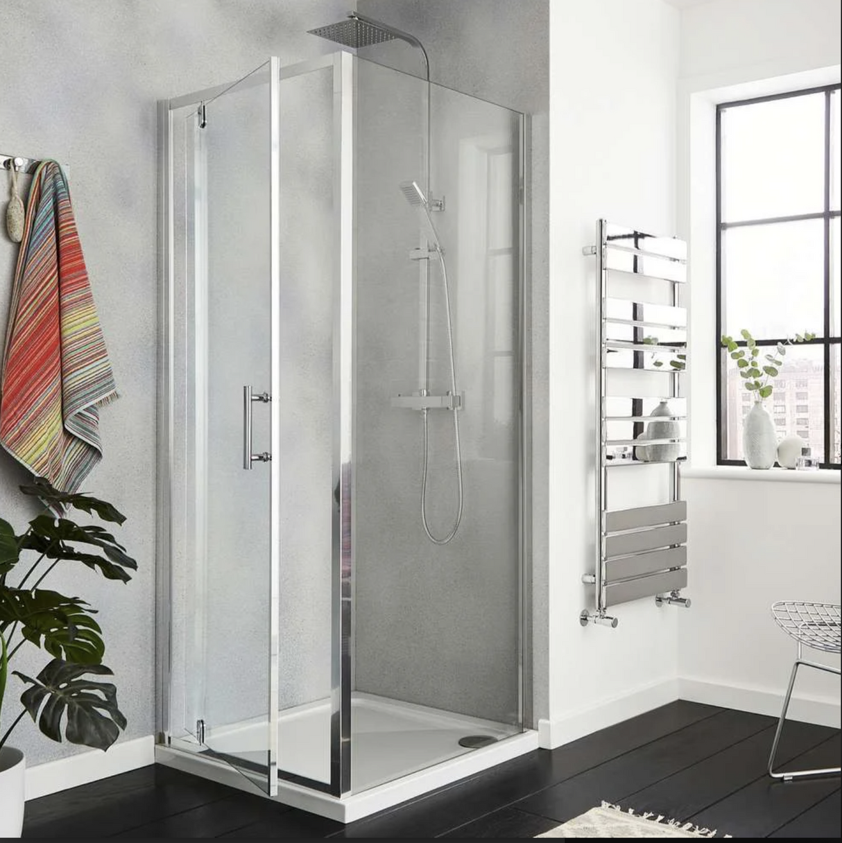 Kartell K-VIT KV6 6mm Frameless Side Panel 900mm (SIX900SP)