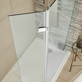 Kartell K-VIT KV8 300mm Hinged Wetroom Return Panel  (KCEIGHT300W)(KCEIGHT300B)(KCNER300W)(KCEIGHT300BN)