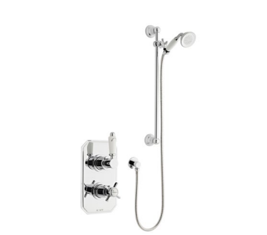 Kartell K-VIT Klassique Option 1 Thermostatic Shower with Slide Rail Kit
