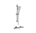 Kartell K-VIT Kolt Option 2 thermostatic bar shower with adjustable slide rail kit in Chrome