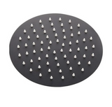 Kartell K-VIT Nero Round Shower Head -Matt Black (SHO152NR)(SHO153NR)(SHO154NR)
