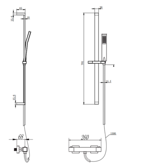 Kartell K-VIT Pure Option 4 Dimensions