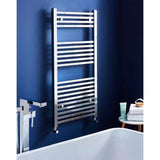 Kartell K-VIT Square Rail Chrome Heated Towel Rail
