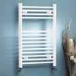 Kartell K-VIT Straight White Heated Towel Rail