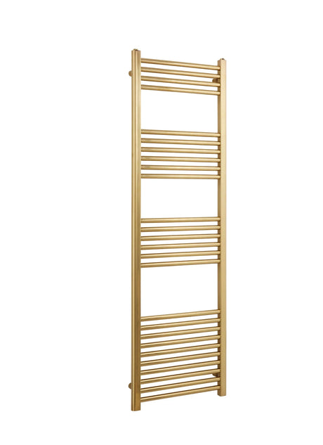 Kartell K-VIT 22mm Straight Towel Rail in Brushed Brass