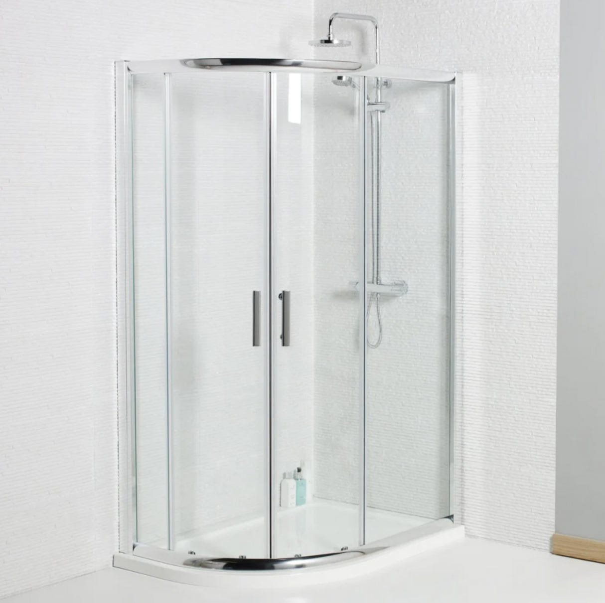 Kartell K-VIT Koncept 1200x800mm Offset Quadrant Enclosure 6mm (6KON128Q)