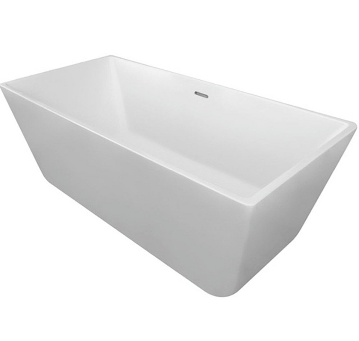 Kartell K-VIT Kruze Freestanding Bath 1700 x 800mm- White Gloss (FSB1700KR)