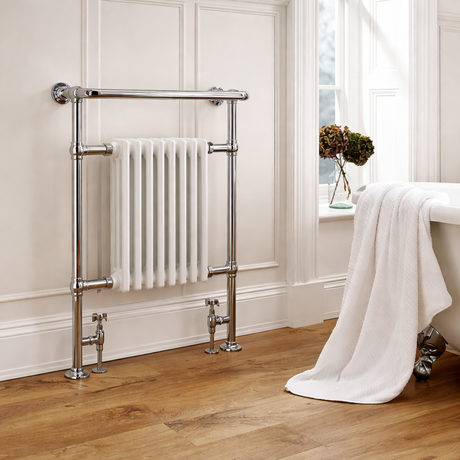 Kartell K-VIT Crown Las Vegas traditional towel rail in a period bathroom