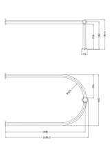 Nuie Shower Ring – Chrome, photo 2