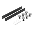 Nuie Square Leg Set With Plinth, Legs, Clips & Screws – 700mm & 1000mm