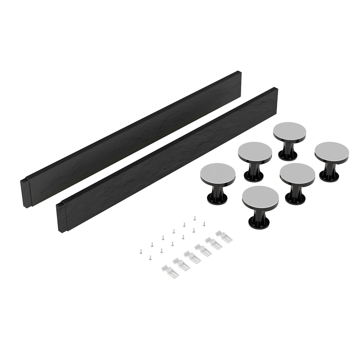 Nuie Square Leg Set With Plinth, Legs, Clips & Screws – 700mm & 1000mm