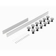 Nuie 1300mm Leg Set With Plinth, Legs, Clips & Screws – White