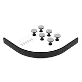 Nuie 700mm Offset Leg Set With Plinth, Legs, Clips & Screws – Grey Slate