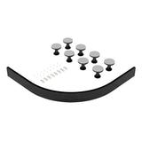 Nuie 1000mm Pearlstone Offset Leg Set With Plinth, Clips & Screws – Grey Slate