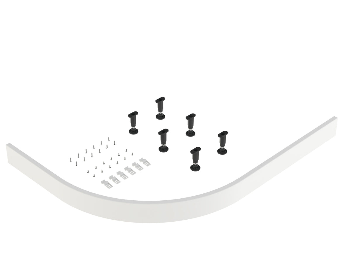 Nuie Curved Leg Set & Plinth Kit – 900mm, 1000mm & 1200mm