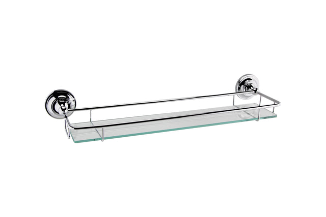 Nuie Gallery Glass Shelf – Chrome