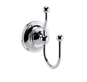 Nuie Double Robe Hook – Chrome