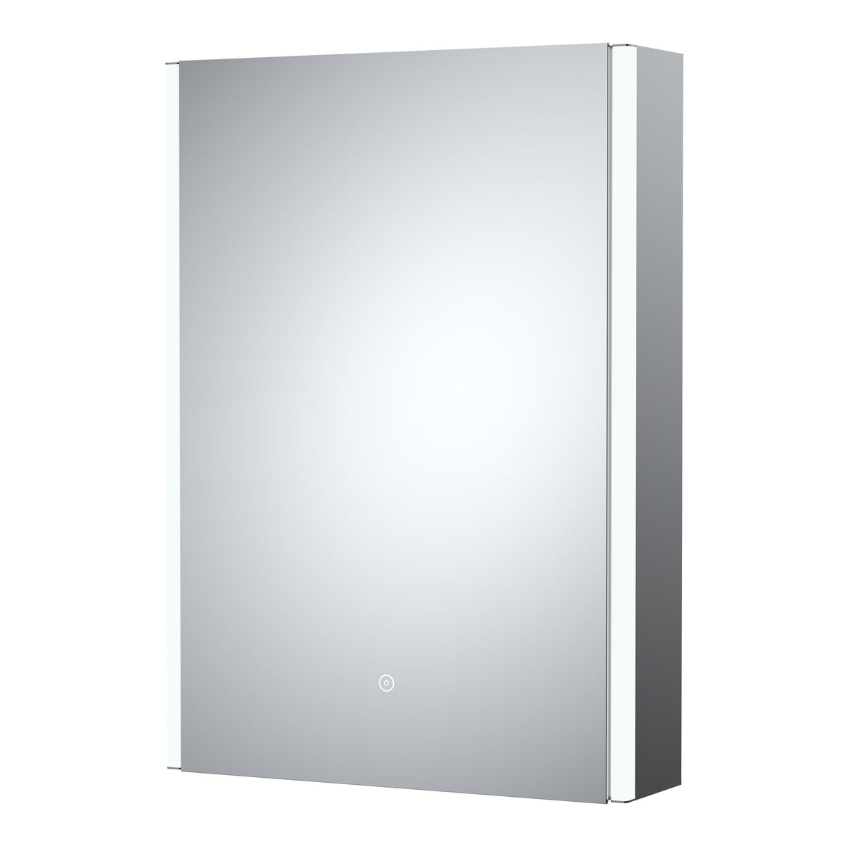 Nuie Pavo 500 x 700mm Mirror Cabinet – Silver, photo 2
