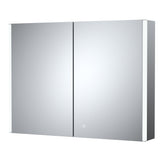 Nuie Leda 800 x 600mm Mirror Cabinet – Silver, photo 2