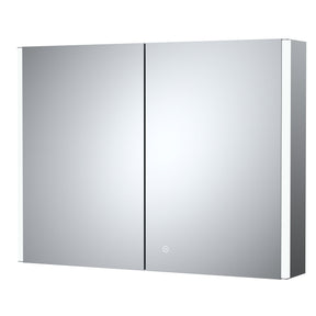 Nuie Leda 800 x 600mm Mirror Cabinet – Silver, photo 2