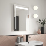 Nuie Carina 500 x 700mm LED Mirror – Silver