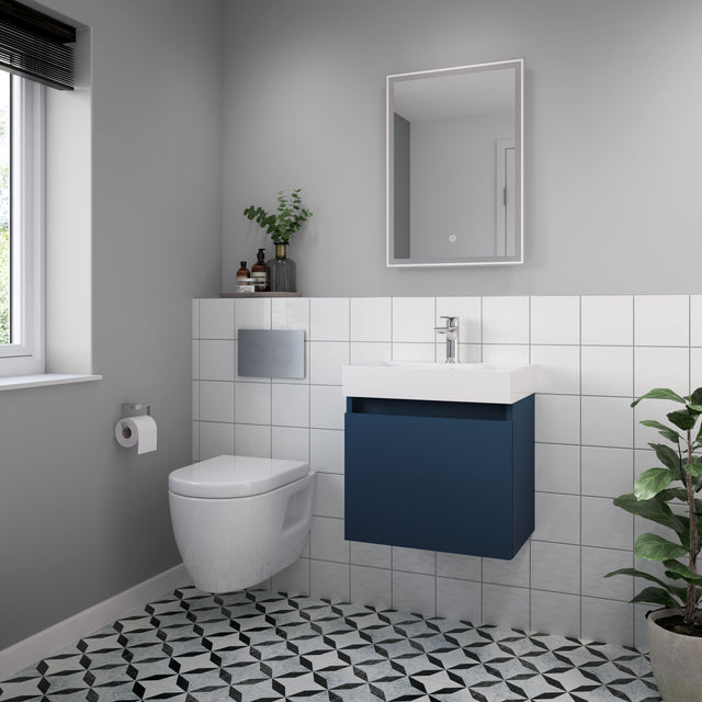 Nuie Lyra 500 x 700mm LED Mirror – Silver