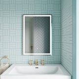 Nuie Lyra 500 x 700mm LED Mirror – Silver, photo 4