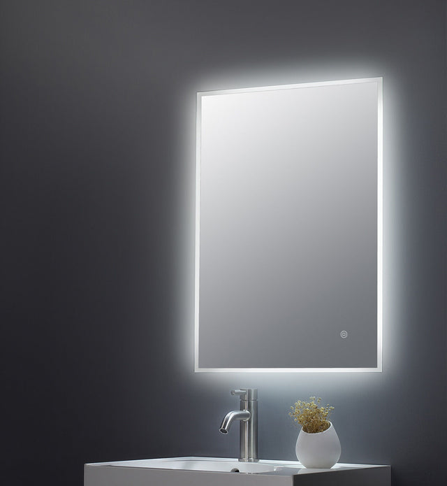 Nuie Leva 500 x 700mm Ambient Mirror – Silver