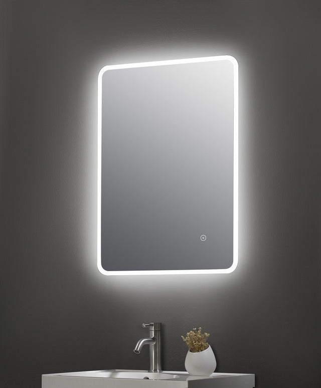 Nuie Lynx 500 x 700mm Ambient Mirror – Silver