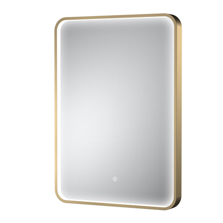 Nuie Pictor 500 x 700mm Inset Frame LED Mirror – Black or Brushed Brass, photo 3