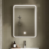 Nuie Pictor 500 x 700mm Polished Inset Frame LED Mirror – Chrome