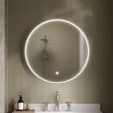Nuie Mensa Polished Inset Frame LED Mirror – 600 x 600mm & 800 x 800mm