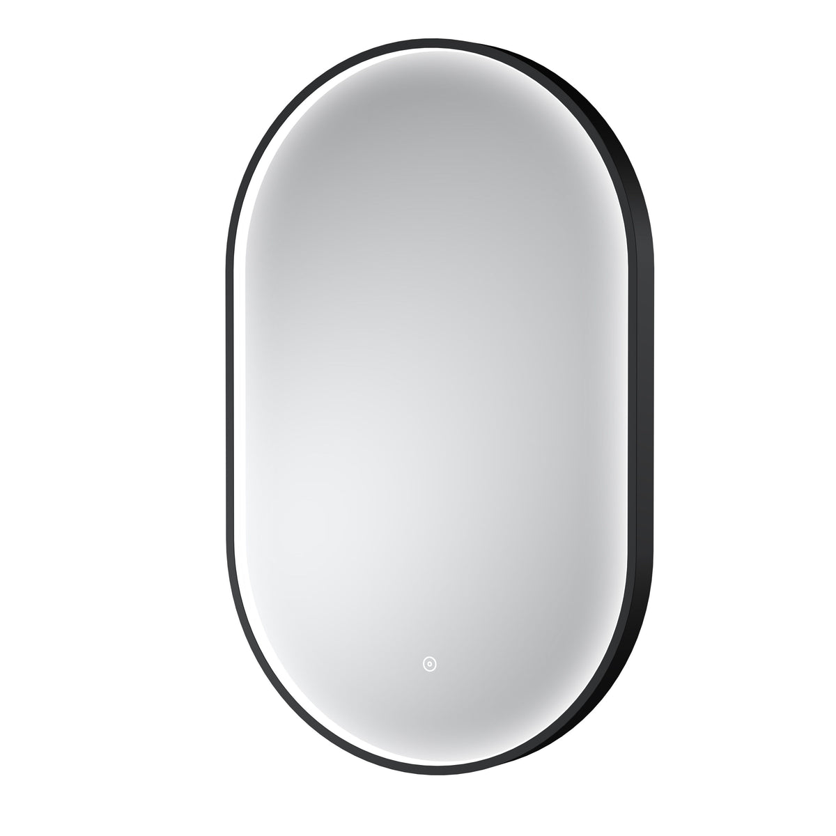 Nuie Columba 500 x 800mm Inset Frame LED Mirror – Black or Brushed Brass, photo 2