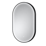 Nuie Columba 500 x 800mm Inset Frame LED Mirror – Black or Brushed Brass, photo 2