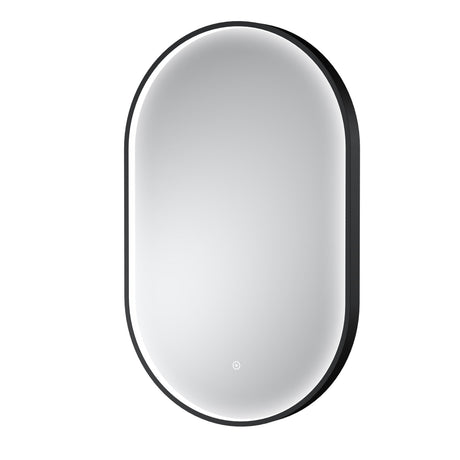 Nuie Columba 500 x 800mm Inset Frame LED Mirror – Black or Brushed Brass, photo 2