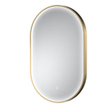 Nuie Columba 500 x 800mm Inset Frame LED Mirror – Black or Brushed Brass, photo 3