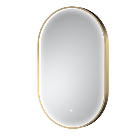 Nuie Columba 500 x 800mm Inset Frame LED Mirror – Black or Brushed Brass, photo 3