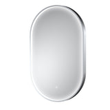 Nuie Columba 500 x 800mm Polished Inset Frame LED Mirror – Chrome, photo 2